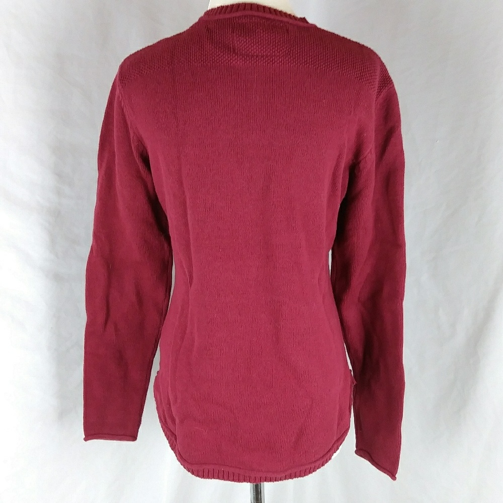 3/20$Cotton blend knit sweater fall pocket size SP - Picture 5 of 8